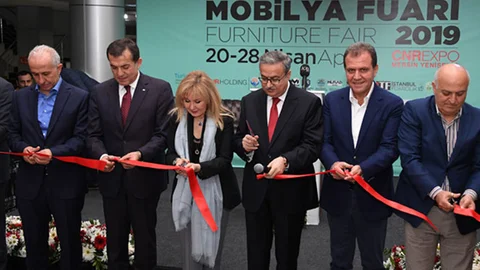 Mersin'de CNR İMOB Mersin Mobilya Fuarının Açılışı Yapıldı