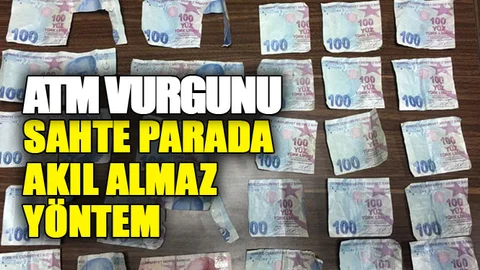 Sahte Parayı Akıl Almaz Yöntemle ATM’lere Kabul Ettirmişler