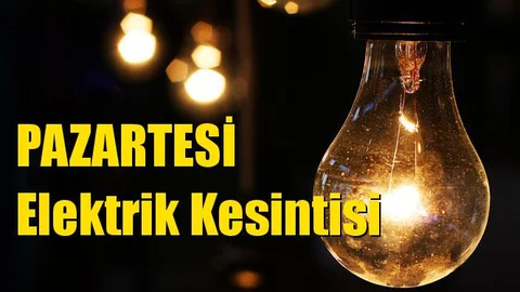 Mersin Elektrik Kesintisi 22 Nisan 2019 Pazartesi