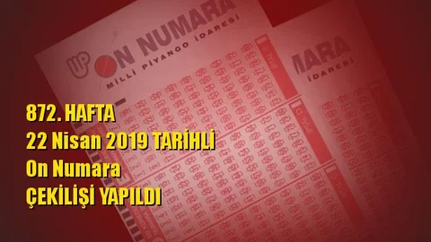 On Numara Sonuçları 22 Nisan 2019 Tarihli Kazandıran Sayılar