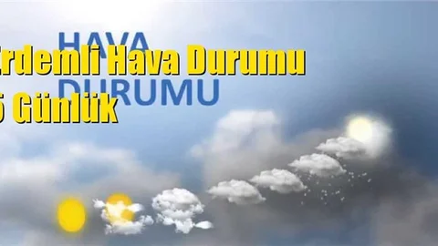 Erdemli Hava Durumu 5 Günlük
