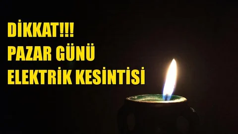 Pazar Günü Kesintileri