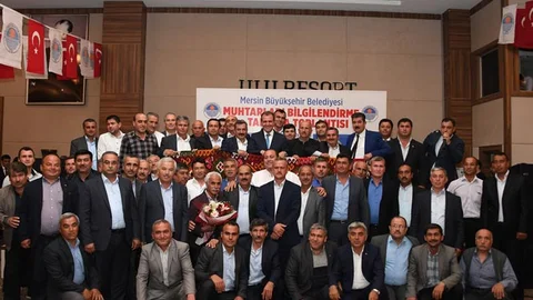 805 Muhtarla Toplantı Yaptı