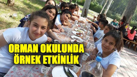 Orman Okulunda Örnek Etkinlik!