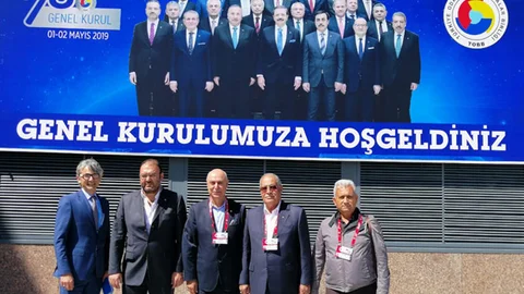 Tarsus Ticaret Borsası Türkiye Odalar ve Borsalar Birliğinin (TOBB) 75. Mali Genel Kurulu İçin Ankara’daydı