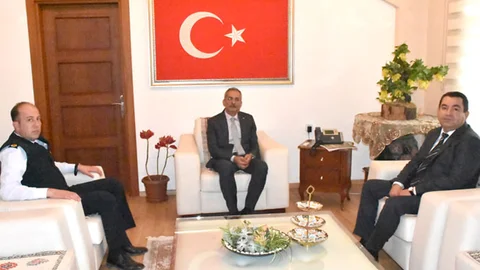 Emniyet ve Jandarmadan Başkan Bozdoğan’a Ziyaret