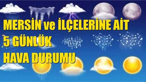 İlçe İlçe 5 Günlük Hava Durumu