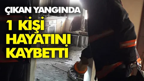 Evde Çıkan Yangında 1 Kişi Hayatını Kaybetti