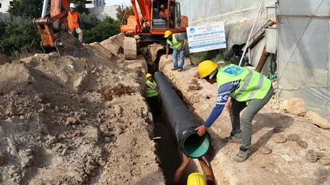MESKİ'nin Yaptığı Kanalizasyon İnşaatı Tamamlandı