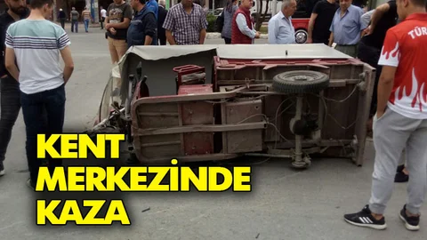 Kent Merkezinde Kaza: 2 Yaralı