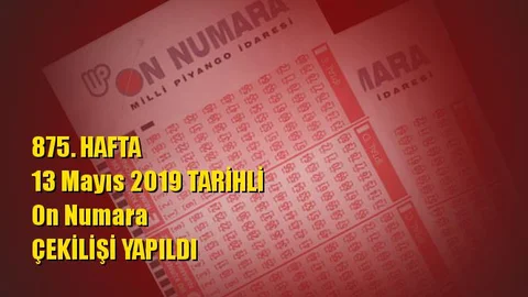 On Numara Sonuçları 13 Mayıs 2019 Tarihli Kazandıran Sayılar