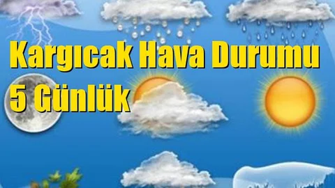 Kargıcak Hava Durumu 5 Günlük