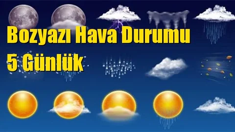 Bozyazı Hava Durumu 5 Günlük