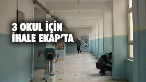 3 Okul İçin EKAP'ta İhale Yayınlandı