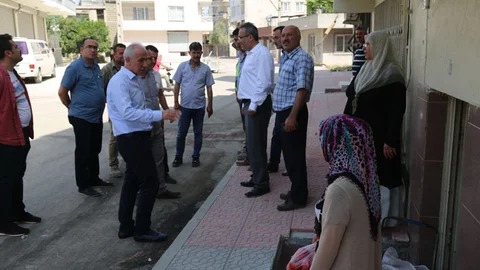 Gültak'tan, Güneş ve Şevket Sümer Mahallelerini Ziyaret Etti