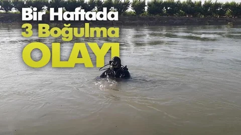 Bir Haftada 3 Boğulma Olayı