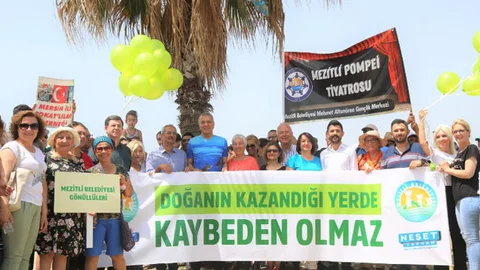 Mersin'de “Kazanan Doğa Olmuştur”