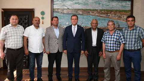 Mersin Akdeniz Ziraat Odası’ndan Vahap Seçer’e Hayırlı Olsun Ziyareti