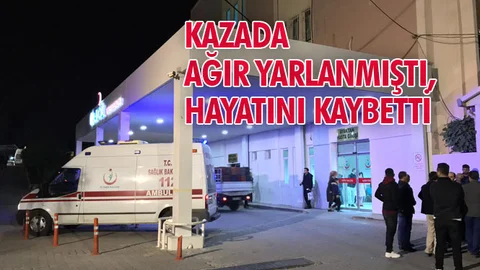 Kazada Ağır Yaralanan Şahıs Kurtarılamadı