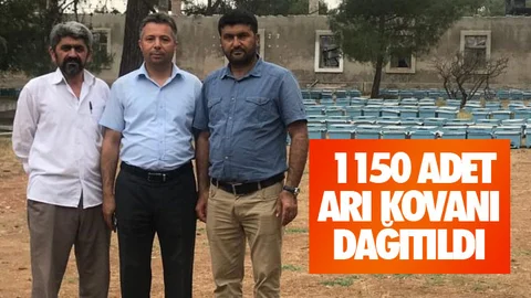 1150 Adet Arılı Kovan Dağıtıldı