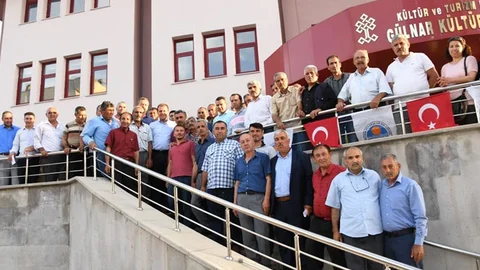 Gülnarlı Muhtarlar Başkan Seçer İle Buluştu