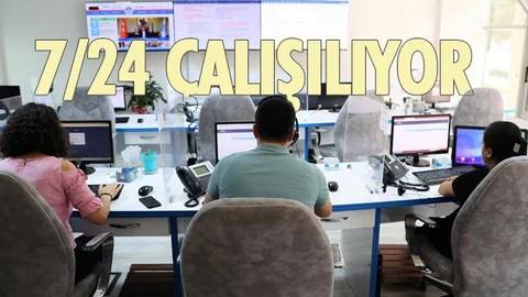Onlarca Personel 7/24 Çalışıyor!