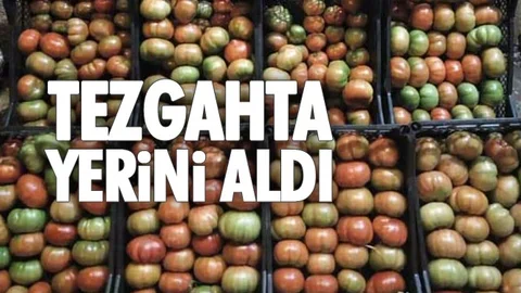 Tezgahta Yerini Aldı