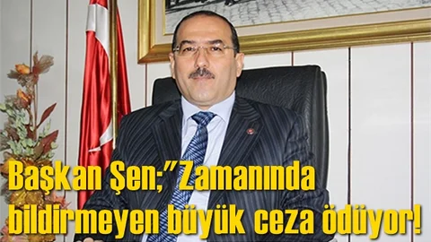 Başkan Şen; "Ticari Araçlarn Ötv’siz Yenilenmesi İçin Süre Uzatılmalı"