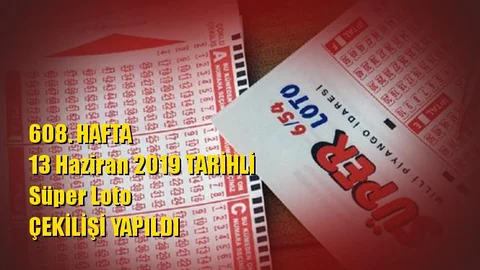 Süper Loto Sonuçları 13 Haziran 2019 Tarihli Çıkan Sayılar: 14 - 18 - 20 - 38 - 41 - 50