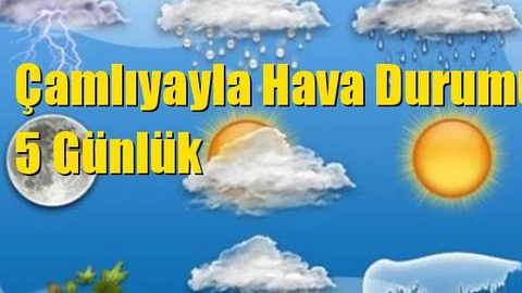 Çamlıyayla Hava Durumu 5 Günlük