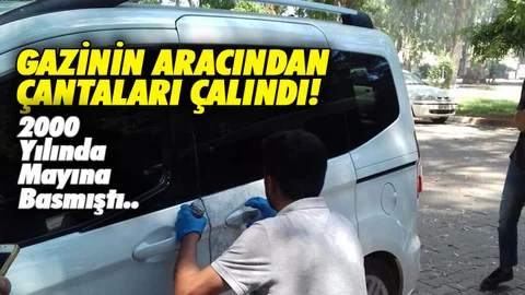 Tatile Gelen Gazinin Aracından Çantaları Çalındı