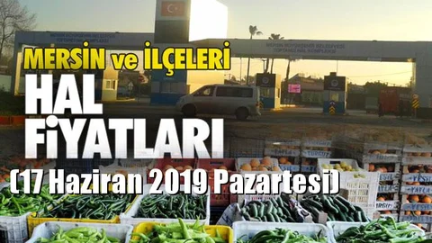 Mersin ve İlçeleri Hal Piyasası