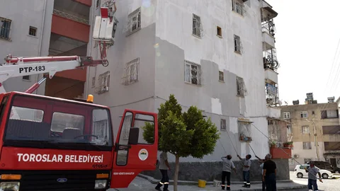 Binaların Dış Cephesi Belediye Tarafından Ücretsiz Boyanıyor!