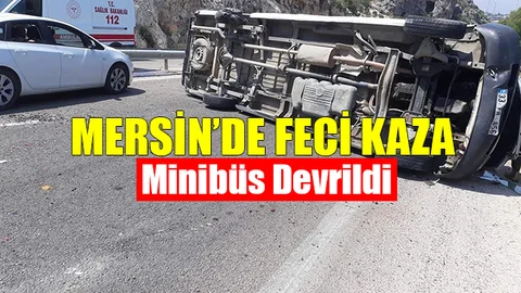 Mersin'de Korkutan Kaza