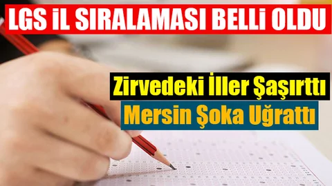 Mersin LGS Sıralamasında Şok Uğrattı