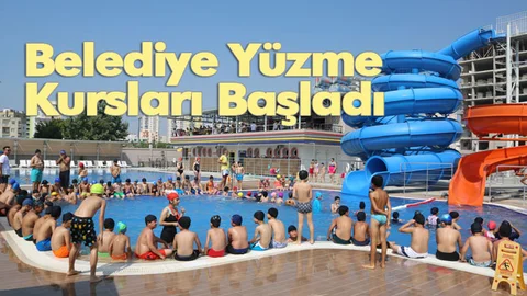 Belediye Yüzme Kursları Başladı