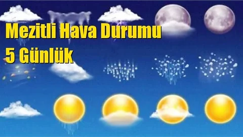 Mezitli Hava Durumu 5 Günlük