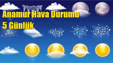 Anamur Hava Durumu 5 Günlük