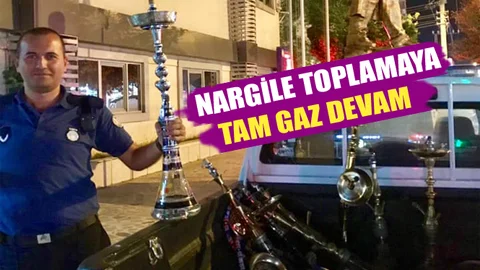 Mersin'de Nargile Toplamaya Tam Gaz Devam