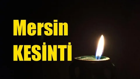 Mersin Elektrik Kesintisi 7 Temmuz Pazar