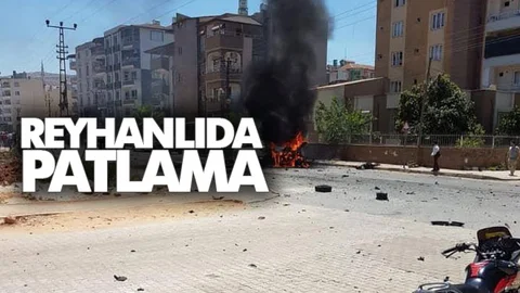 Son Dakika! Hatay'ın Reyhanlı İlçesinde Bir Araçta Patlama Meydana Geldi
