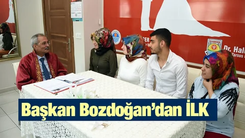 Başkan Bozdoğan'dan İlk