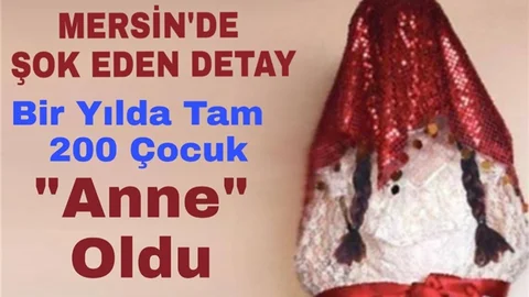 Mersin'de Şok Eden Detay
