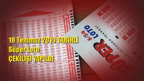 Süper Loto Sonuçları 18 Temmuz 2019 Tarihli Kazandıran Sayılar