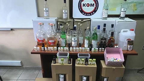 Emniyet, Metil Alkol Üretici ve  Satıcılarına Operasyon Düzenledi