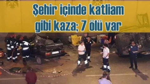 Katliam Gibi Kaza 7 Ölü