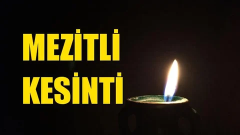 Mezitli Elektrik Kesintisi 25 Temmuz Perşembe