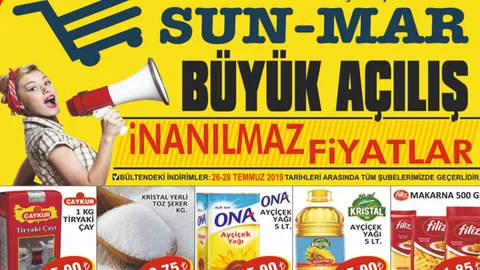 SUN-MAR, Dev İndirimlerle Yarın Açılıyor