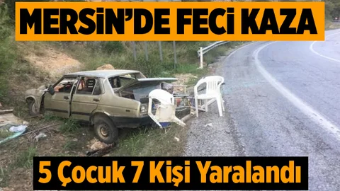 Mersin'de Feci Kaza Çok Sayıda Yaralı Var!
