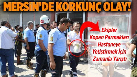 Mersin'de Korkunç Olay!